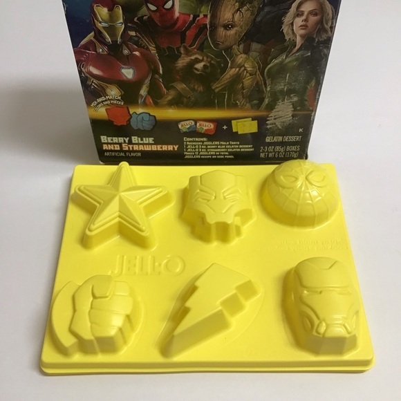Marvel Avengers Jello Jigglers Molds Kit 12 Jello Shots Bar NO JELLO NEW 2020 - Picture 6 of 9
